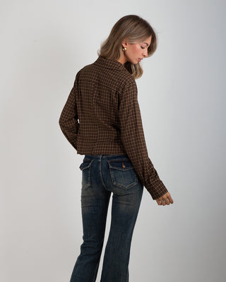 Camicia Sfiancata Quadri Moro
