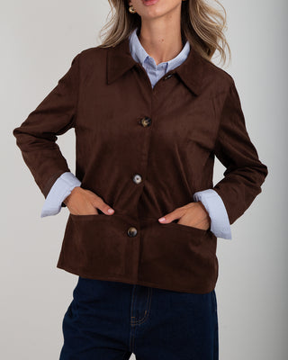 Giacca Bottoni Dainetto Brown