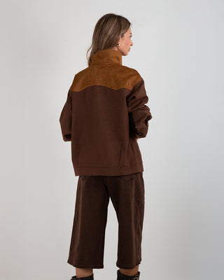 Bomber Quadri Dainetto Camel