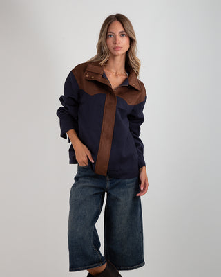 Bomber Quadri Dainetto Blu