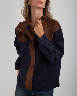 Bomber Quadri Dainetto Blu