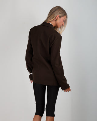 Giacca Laccio Brown
