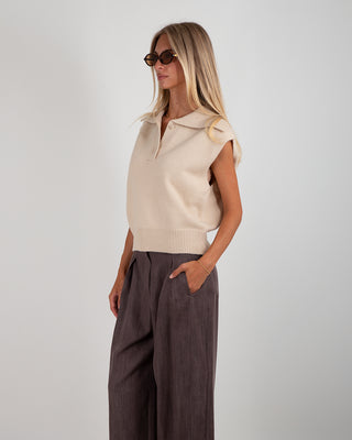 Gilet Over Coleltto Ivory