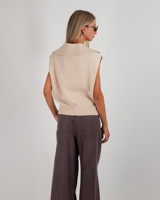 Gilet Over Coleltto Ivory