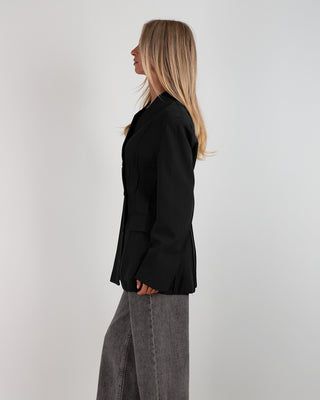 Blazer Sfiancato Nero