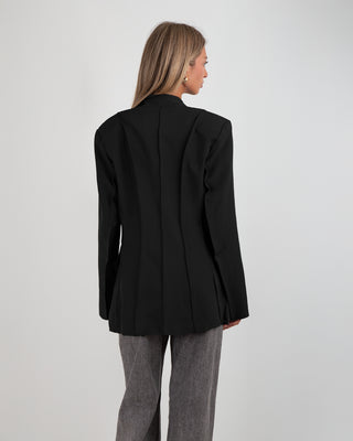 Blazer Sfiancato Nero
