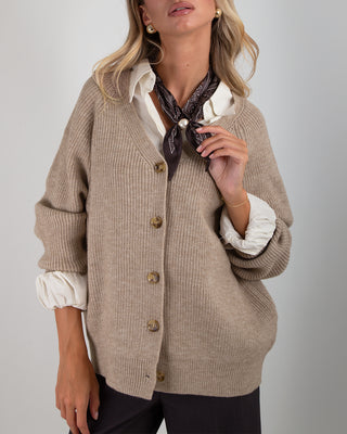 Cardigan College Taupe