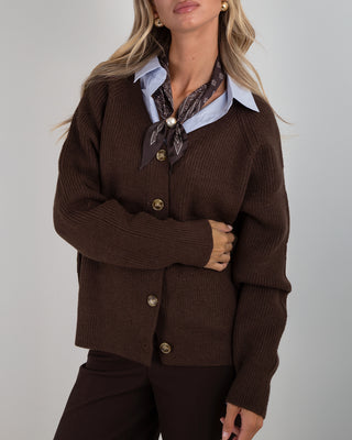 Cardigan College Brown