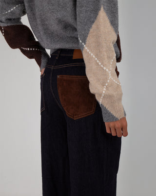 Denim Tasca Dainetto Denim Scuro