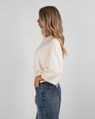 Maglia Over M.3/4 Cream