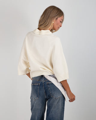 Maglia Over M.3/4 Cream