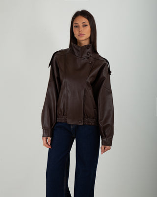 Bomber Ecopelle Brown