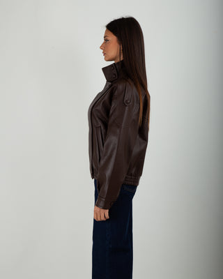 Bomber Ecopelle Brown