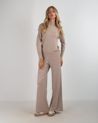 Coordinato Maglia Lupetto Taupe