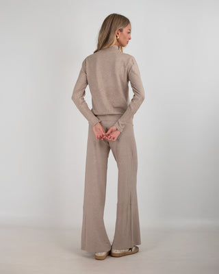 Coordinato Maglia Lupetto Taupe
