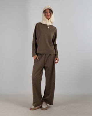 Tuta in Scuba Strass Fango
