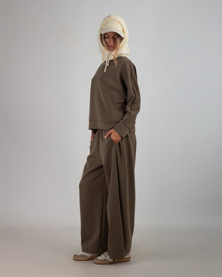 Tuta in Scuba Strass Fango