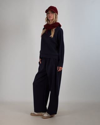 Tuta in Scuba Strass Blu