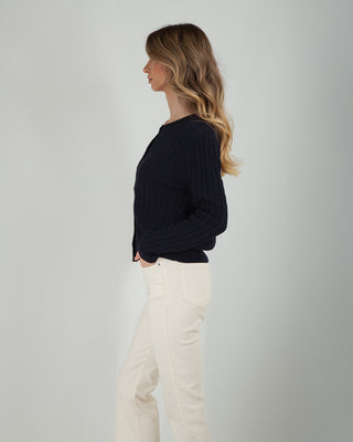 Giacchina Trecce 100% Cotone Blue Navy