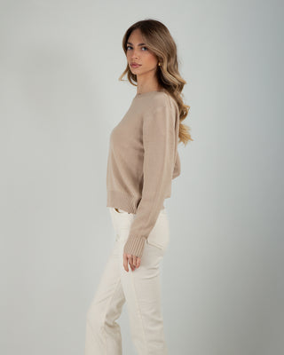 Maglia M/L 100% Cotone Sand