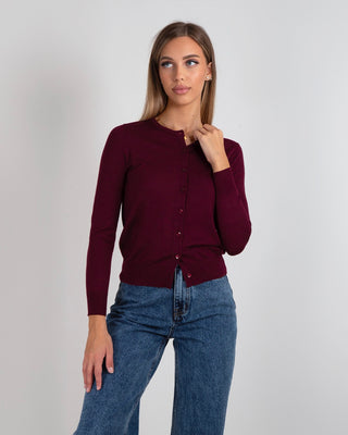 Giacchina Basic Merinos Burgundy