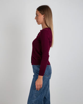 Giacchina Basic Merinos Burgundy