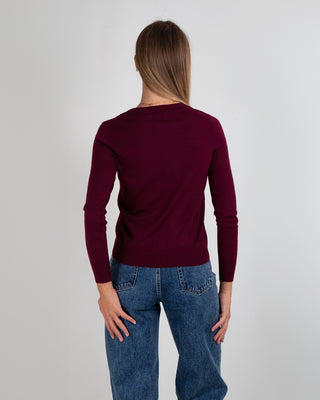 Giacchina Basic Merinos Burgundy