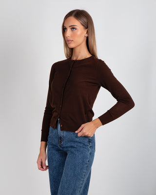 Giacchina Basic Merinos Brown