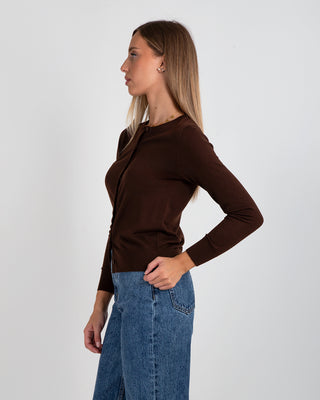 Giacchina Basic Merinos Brown