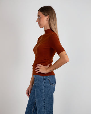 Maglia Lupetto MM Sfiancata Brick
