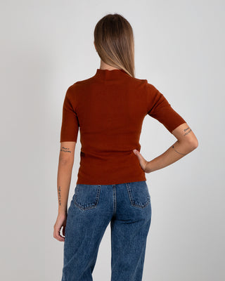 Maglia Lupetto MM Sfiancata Brick
