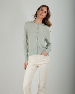 Giacchina Merinos Canary Green