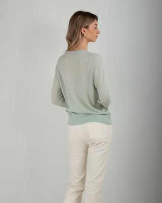 Giacchina Merinos Canary Green