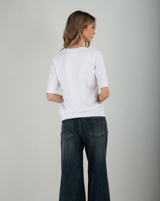 Maglia Traforata Davanti White