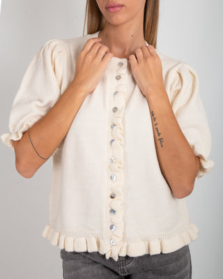 Maglia MM Bottoni Rouge Panna