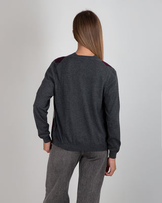 Set Maglia MM + Giacchina Rombi Merinos Dark Grey