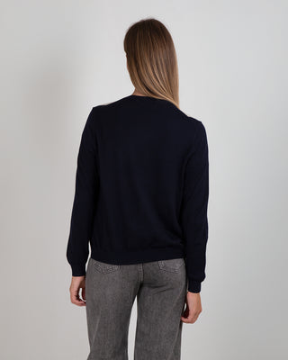 Set Maglia MM + Giacchina Rombi Merinos Blue Navy