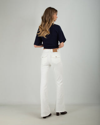 Jeans Zampa Taschine Panna