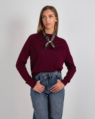 Maglia Giro ML Merinos Burgundy