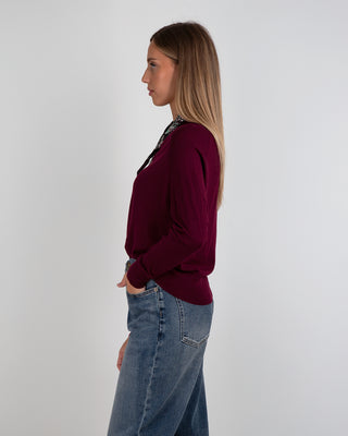 Maglia Giro ML Merinos Burgundy