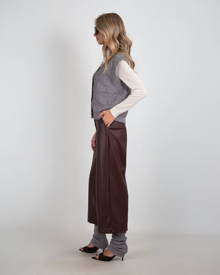 Pantalone Gaugho Ecopelle Burgundy