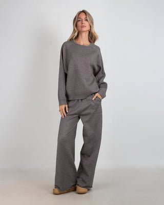 Tuta In Maglia Lurex Grey