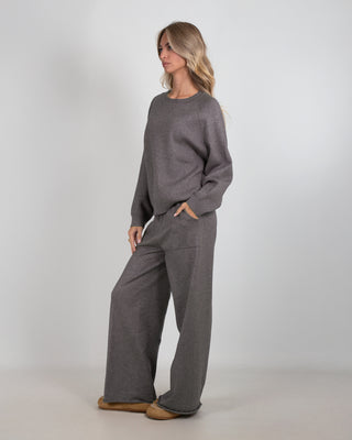 Tuta In Maglia Lurex Grey