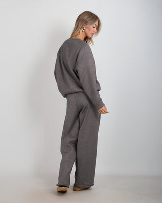 Tuta In Maglia Lurex Grey