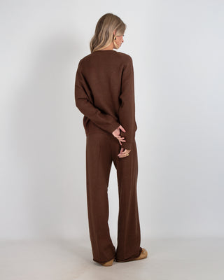 Tuta In Maglia Lurex Brown