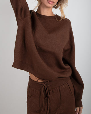 Tuta In Maglia Lurex Brown