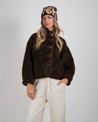 Bomber Pile Teddy Brown