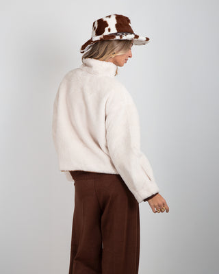 Bomber Pile Teddy White