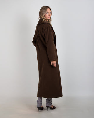 Cappotto Lungo Doppiopetto Moro