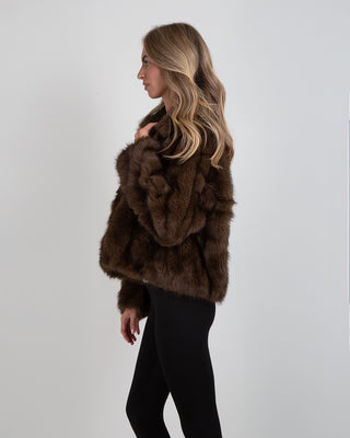 Bomber Ecopelliccia Wolf Brown